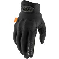 100% Cognito Motorcycle Gloves - Black/Charcoal