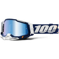 100% Racecraft 2 Concordia Off Road Motorcycle Goggle - Mirror Blue Lens