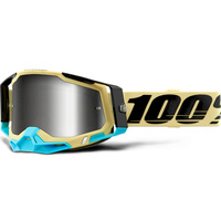 100% Racecraft 2 Airblast Off Road Motorcycle Goggle - Mirror Silver Lens