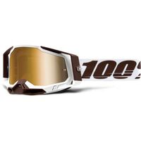 100% Racecraft 2 Snowbird Off Road Motorcycle Goggle -  True Gold Lens