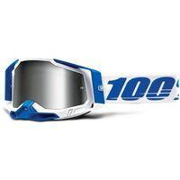 100% Racecraft 2 Isola Off Road Motorcycle Goggle - Flash Silver Lens