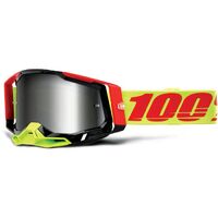 100% Racecraft 2 Wiz Off Road Motorcycle Goggle - Flash Silver Lens