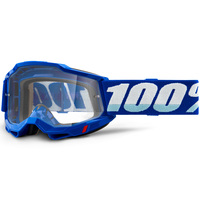 100% Accuri 2 Clear Lens Off Road Motorcycle Goggle - Blue