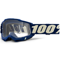 100% Accuri 2 Clear Lens Off Road Motorcycle Goggle - Deepmarine