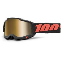 100% Accuri2 Off Road Motorcycle  Goggle Borego True Gold Lens