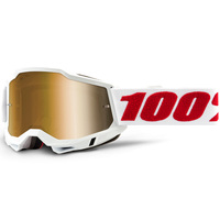 100% Accuri2 Off Road Motorcycle  Goggle Denver True Gold Lens