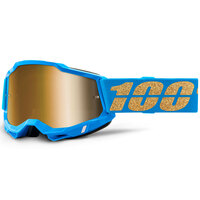 100% Accuri2 Off Road Motorcycle  Goggle Waterloo True Gold Lens