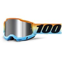 100% Accuri2 Off Road Motorcycle  Goggle Sunset Flash Silver Lens
