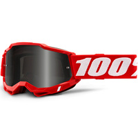 100% Accuri2 Off Road Motorcycle  Sand Goggle Red Smoke Lens