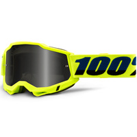 100% Accuri2 Off Road Motorcycle  Sand Goggle Yellow Smoke Lens