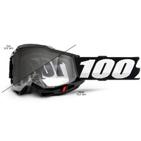 100% Accuri2 Off Road Motorcycle  UTV/ATV Sand/OTG Goggle Black Photochromic Lens
