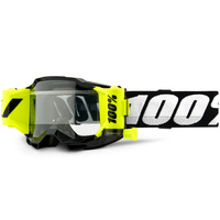 100% Accuri2 Off Road Motorcycle  Youth Forecast Goggle Black Clear Lens