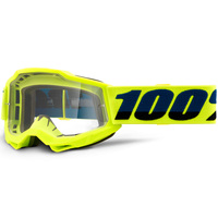 100% Accuri2 Off Road Motorcycle  Youth Goggle Yellow Clear Lens