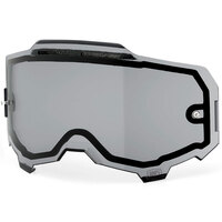 100% Armega Off Road Motocycle Goggle Smoke Vented Dual Lens