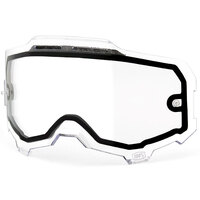 100% Armega Off Road Motocycle Goggle Clear Vented Dual Lens