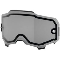 100% Armega Off Road Motocycle Goggle Forecast Lens Dual Pane Smoke