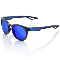 100% Campo Sunglasses Polished Translucent Blue with Eletric Blue Lens