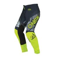 O'Neal 2022 Youth Element Camo V.22 Pants - Grey/Neon Yellow 