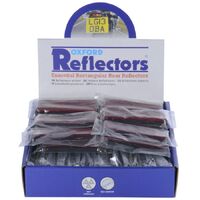 Oxford Self-Adhesive Reflectors Rectangular - 50PC