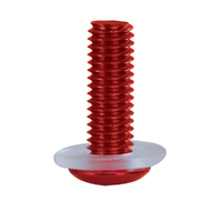 Oxford Screen Motorcycle Screw - Red