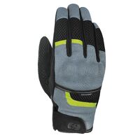 Oxford Brisbane Air Motorcycle Glove  Charcoal/Fluo 