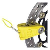 Oxford Alpha Xd14 Stainless Motorcycle Disc Lock (14Mm Pin) Yellow