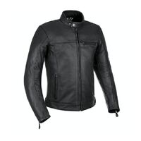 Oxford Walton Leather Motorcycle  Jacket Black 3Xl