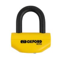 Oxford Boss 12.7Mm Motorcycle Disc Lock Yellow