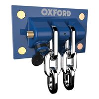 Oxford Docking StationMotorcycle Wall Anchor - Blue (New)