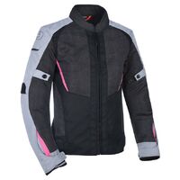 Oxford Iota Air 1.0 Ladies Motorcycle Jacket   Gry/Black/Pink 