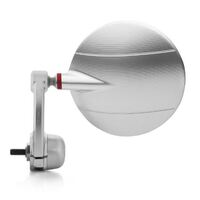 Rizoma Spy ARM 94.5mm Motorcycle Left Or Right Side Mirror - Silver
