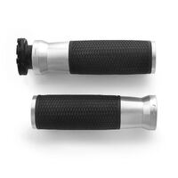 Rizoma Urlo 22mm Motorcycle Grips GR222A - Silver