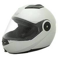 Rjays Strada TSS Motorcycle Helmet - Light Silver (Md)
