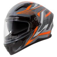 Rjays Apex III Road Motorcycle Helmet Ignite Grey/Orange 