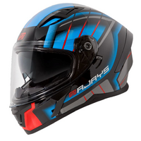 Rjays Apex III Switch Motorcycle Helmet -  Black/Blue/Red