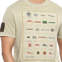 Royal Enfield 120Th Year Motorcycle T-Shirt Olive