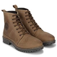 Royal Enfield Huntsman Leather Motorcycle Boots [EU45 / Uk 11] [Brown]