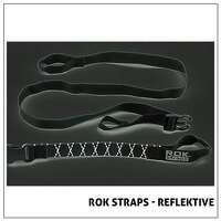 Rok Strap 310 To 1060 16Mm Wide Black Reflective - 2 Pack
