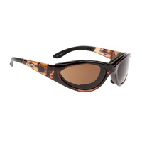 Ugly Fish RS04282 Slim Brown Tortoise Frame Brown Lens Goggles