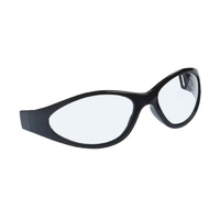 Ugly Fish RS04282 Slim Matt Black Frame Clear Lens Goggles