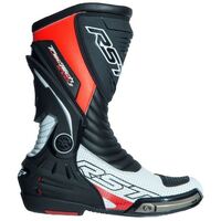 Rst Tractech Evo III Motorcycle Boots - Fluro Red
