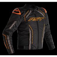 Rst S-1 CE Sport Waterproof Motorcycle Jacket - Black/Fluo Orange