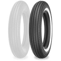 Shinko E270 White Wall Motorcycle Tyre Front/Rear 4.00-18 64H T/T