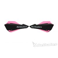 Barkbusters Sabre MX/Enduro Handguards deflector - Black With Pink