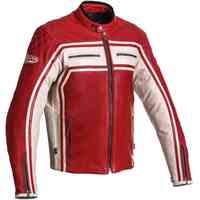 Segura Jones Leather Motorcycle Jacket - Red/Tan