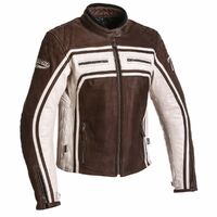 Segura Lady Jones Leather Motorcycle Jacket - Brown/Tan