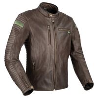 Segura Segura Cobra Motorcycle Jacket - Maroon/Brown