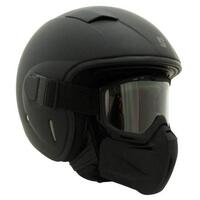 Scorpion Gangster Motorcycle Helmet - Matte Black 