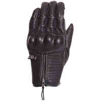 Segura Connor Leather Motorcycle Gloves - Black