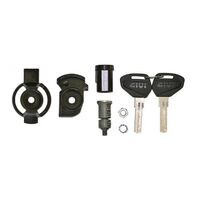 Givi Triple Pack Security  Motorcycle Lock Set - 3 X Barrels And Keys